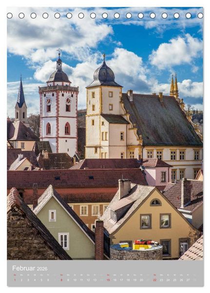 Produktbild: Kirchent&uuml;rme in Franken (Tischkalender 2026 DIN A5 hoch), CALVENDO Monatskalender