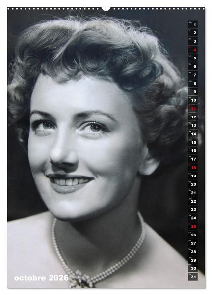 Produktbild: Deux mannequins des ann&eacute;es 1950 - Les jumelles Thea et Helga (Calendrier mural 2026 DIN A2 horizontal), CALVENDO calendrier mensuel