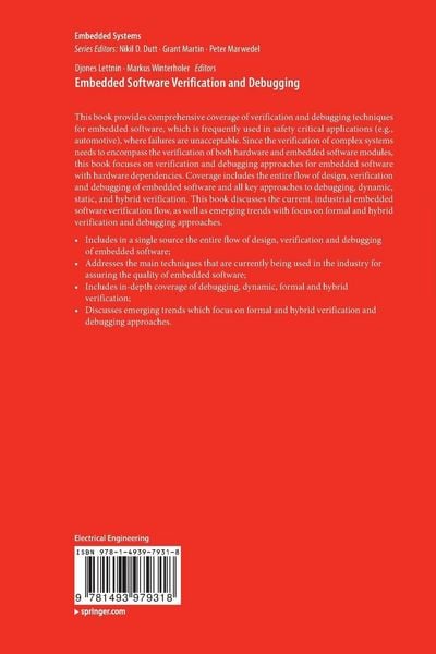 Produktbild: Embedded Software Verification and Debugging