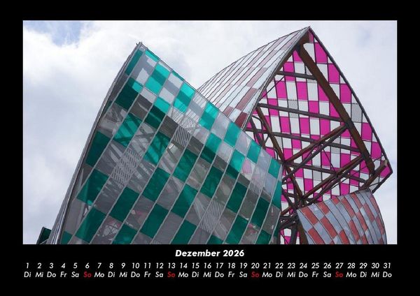 Produktbild: Architektur 2026 Fotokalender DIN A3