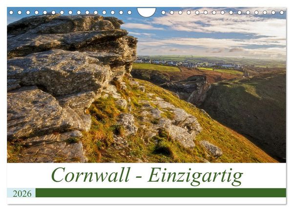 Cornwall - Einzigartig (Wandkalender 2026 DIN A4 quer), CALVENDO Monatskalender