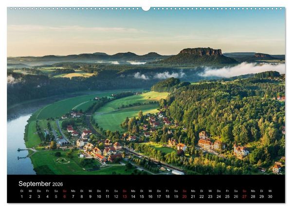 Produktbild: S&auml;chsische Schweiz (Wandkalender 2026 DIN A2 quer), CALVENDO Monatskalender
