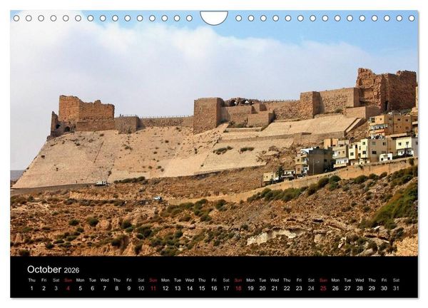 Produktbild: Monuments of Jordan 2026 (Wall Calendar 2026 DIN A4 landscape), CALVENDO 12 Month Wall Calendar