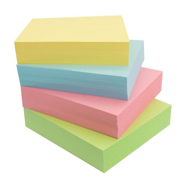 Produktbild: Idena Zettelklotz lose farbig 9x9cm 700 Blatt