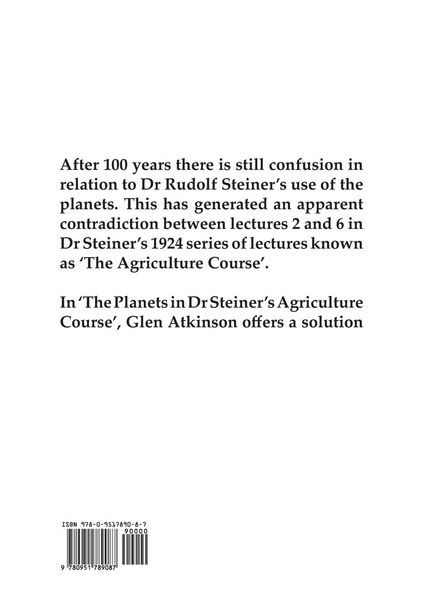 Produktbild: The Planets in Dr Steiner's Agriculture Course