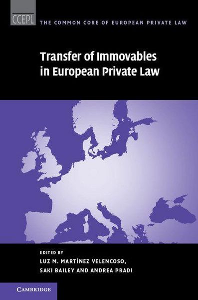 Produktbild: Transfer of Immovables in European Private Law