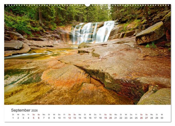 Produktbild: Wasser bewegt - Wasserf&auml;lle und Stromschnellen (hochwertiger Premium Wandkalender 2026 DIN A2 quer), Kunstdruck in Hochglanz