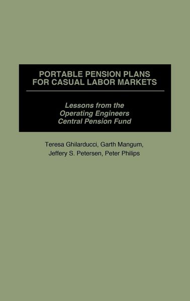 Produktbild: Portable Pension Plans for Casual Labor Markets