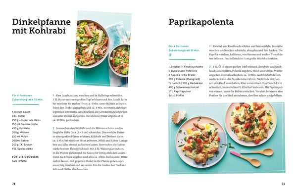 Kochbuch ab 1 Jahr