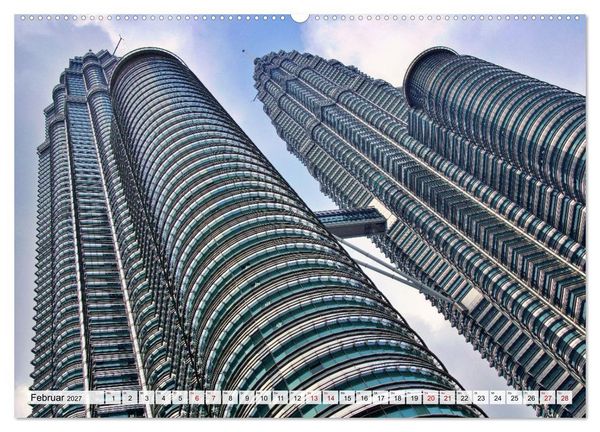 Produktbild: Bangkok und Kuala Lumpur - Megast&auml;dte Asiens (Wandkalender 2027 DIN A2 quer), CALVENDO Monatskalender