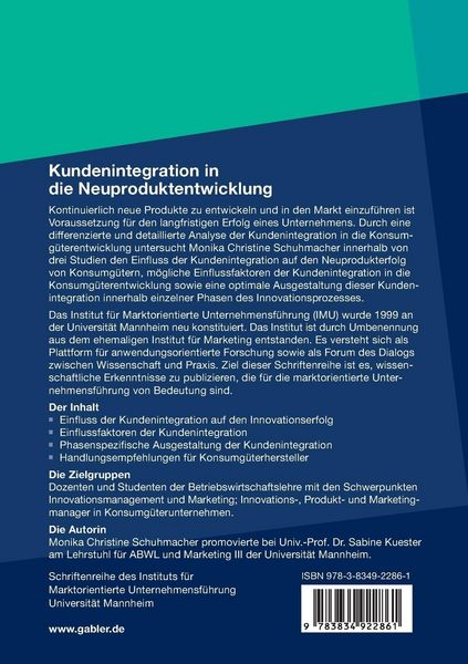 Produktbild: Kundenintegration in die Neuproduktentwicklung