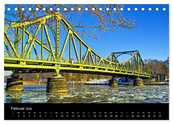 Produktbild: Potsdam Impressionen (Tischkalender 2026 DIN A5 quer), CALVENDO Monatskalender
