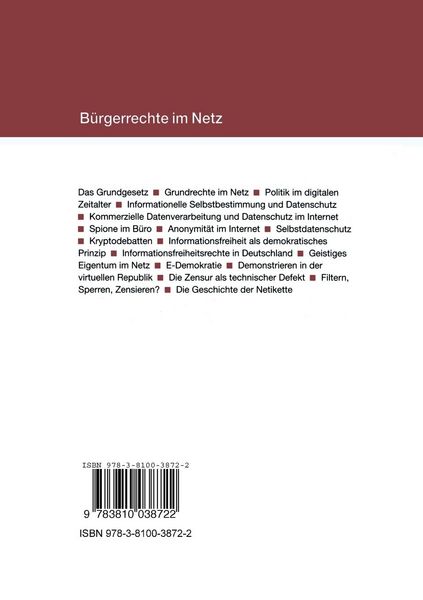 Produktbild: B&uuml;rgerrechte im Netz