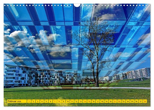 Produktbild: Karlsruhe mal 2 (Wandkalender 2026 DIN A3 quer), CALVENDO Monatskalender