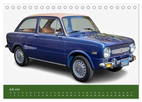 Produktbild: Italienische Klassiker (Tischkalender 2026 DIN A5 quer), CALVENDO Monatskalender