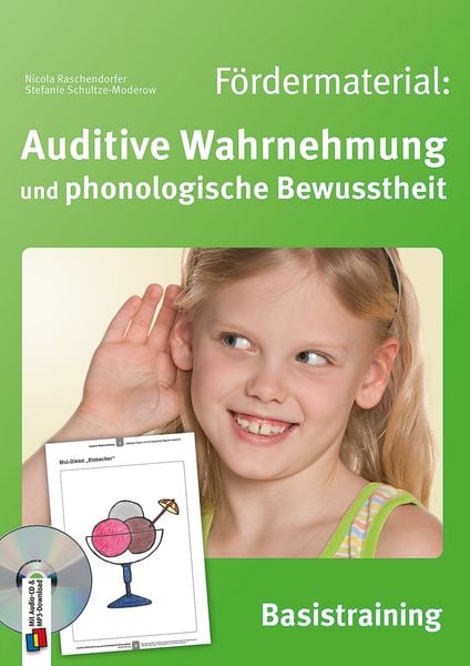 Produktbild: F&ouml;rdermaterial: Auditive Wahrnehmung und phonologische Bewusstheit