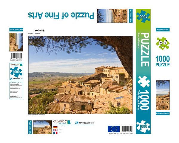 Produktbild: CALVENDO Puzzle Volterra | 1000 Teile Lege-Gr&ouml;&szlig;e 64x48cm Foto-Puzzle f&uuml;r gl&uuml;ckliche Stunden