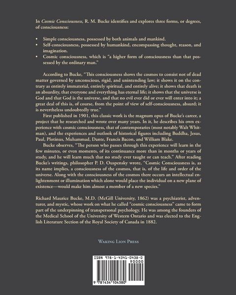Produktbild: Cosmic Consciousness: A Study in the Evolution of the Human Mind
