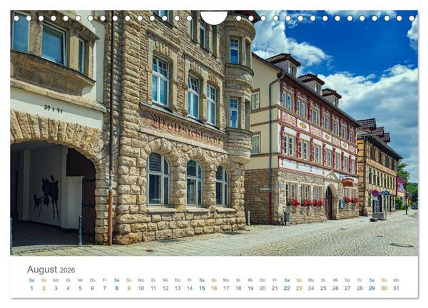 Produktbild: Meiningen - Th&uuml;ringische Theaterstadt (Wandkalender 2026 DIN A4 quer), CALVENDO Monatskalender