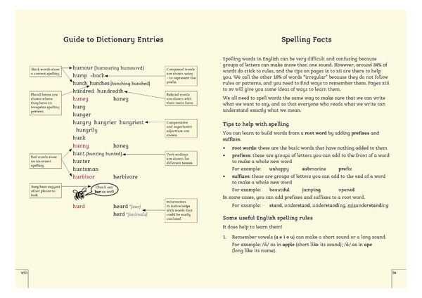 Produktbild: School Spelling Dictionary