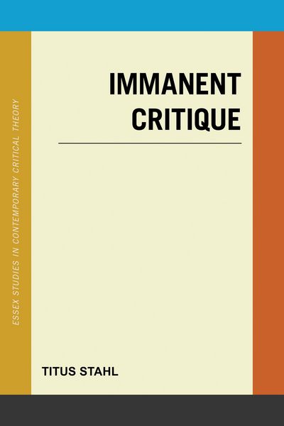 Produktbild: Immanent Critique
