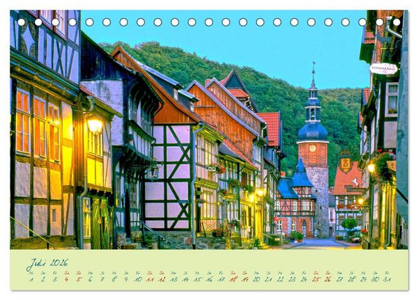 Produktbild: Harz Natur pur und Weltkulturerbe (Tischkalender 2026 DIN A5 quer), CALVENDO Monatskalender