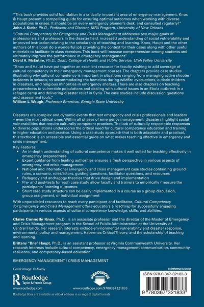 Produktbild: Cultural Competency for Emergency and Crisis Management