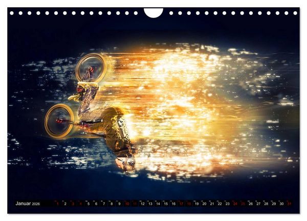 Produktbild: BMX Universum (Wandkalender 2026 DIN A4 quer), CALVENDO Monatskalender