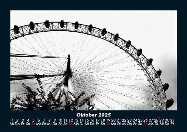 Produktbild: London 2025 Fotokalender DIN A5