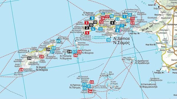 Produktbild: ROTHER Wanderf&uuml;hrer Samos &ndash; mit Ikaria, Patmos und Fourni