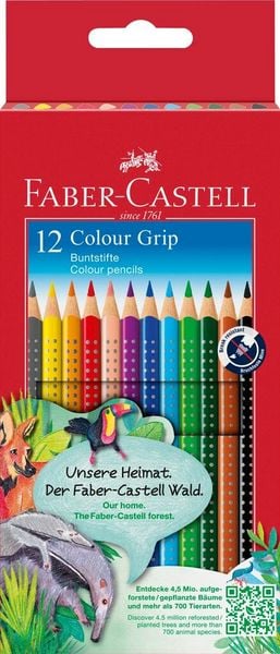 Produktbild: Faber-Castell Buntstifte Colour Grip, 12er Set