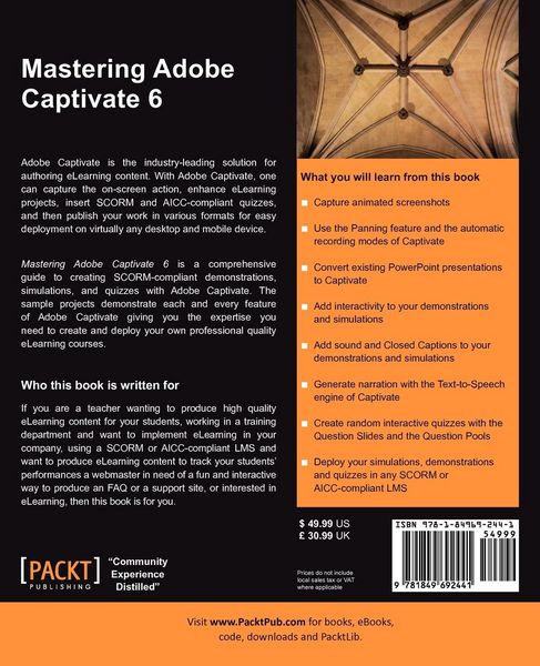 Produktbild: Mastering Adobe Captivate 6.0