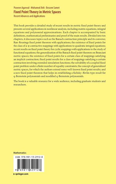 Produktbild: Fixed Point Theory in Metric Spaces