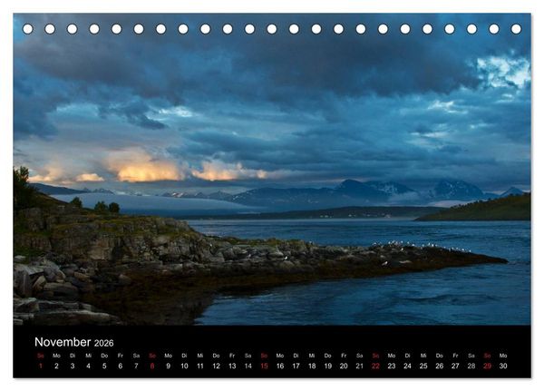 Produktbild: Norwegen - Faszination des Nordens (Tischkalender 2026 DIN A5 quer), CALVENDO Monatskalender