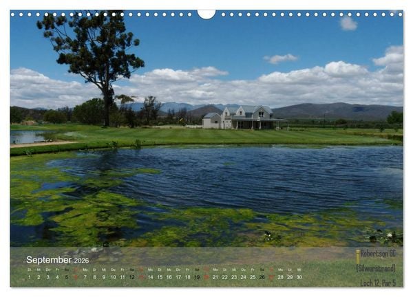Produktbild: Golfpl&auml;tze Kapstadt - Cape Winelands und Overberg (Wandkalender 2026 DIN A3 quer), CALVENDO Monatskalender