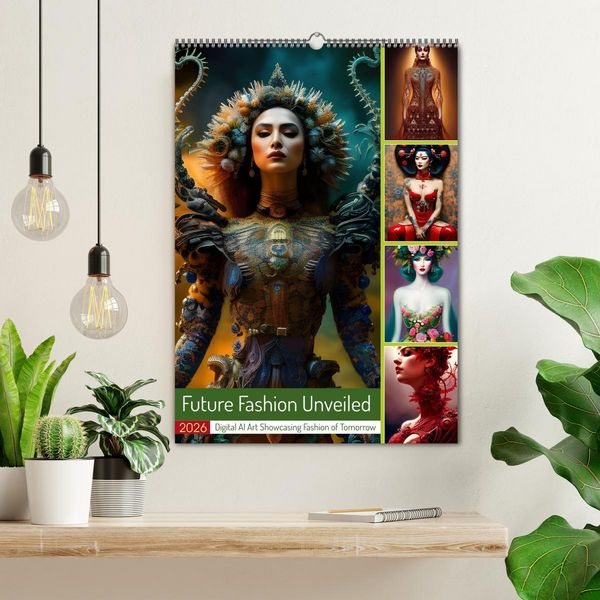 Produktbild: Future Fashion Unveiled (Wall Calendar 2026 DIN A2 portrait), CALVENDO 12 Month Wall Calendar