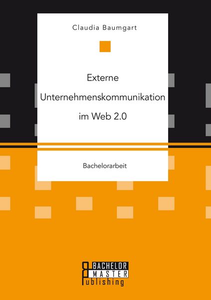 Produktbild: Externe Unternehmenskommunikation im Web 2.0