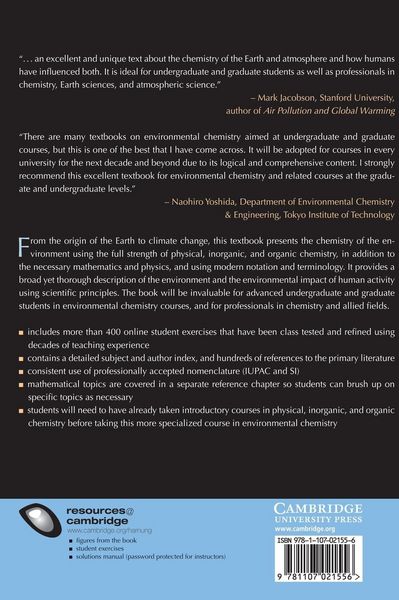 Produktbild: Chemistry and the Environment