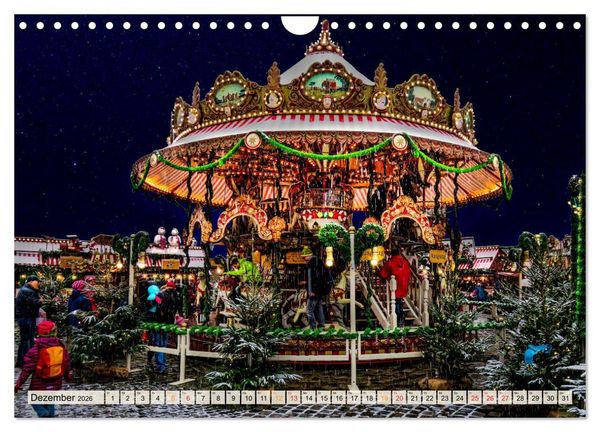Produktbild: Karussell - Nostalgie (Wandkalender 2026 DIN A4 quer), CALVENDO Monatskalender