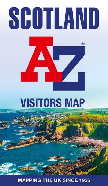 Produktbild: Scotland A-Z Visitors Map