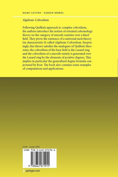 Produktbild: Algebraic Cobordism