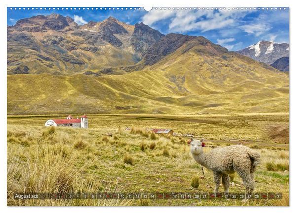 Produktbild: Peru Bolivien Chile (Wandkalender 2026 DIN A2 quer), CALVENDO Monatskalender