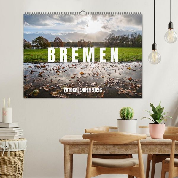 Produktbild: Bremen Fotokalender 2026 (Wandkalender 2026 DIN A2 quer), CALVENDO Monatskalender