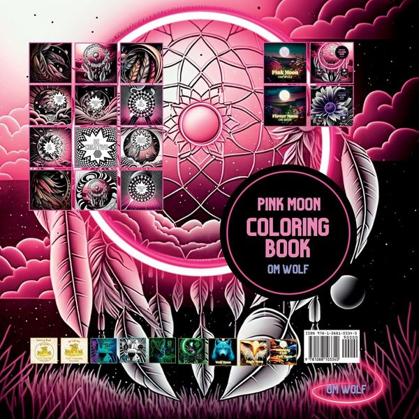 Produktbild: Pink Moon Coloring Book