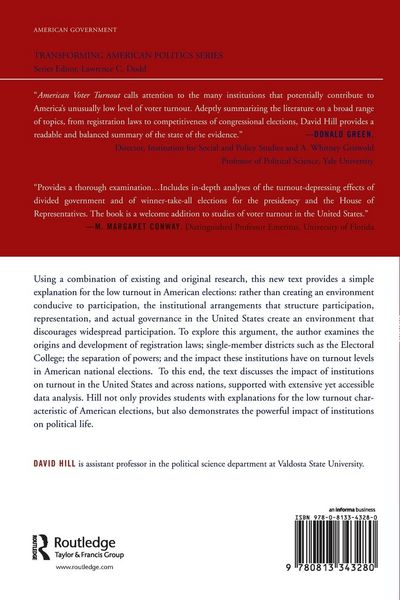 Produktbild: American Voter Turnout