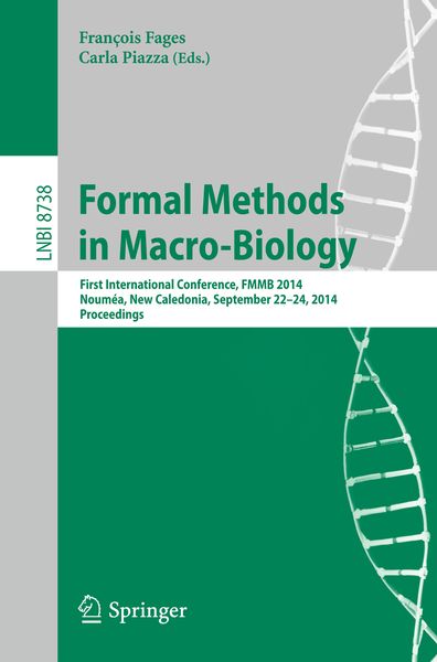 Produktbild: Formal Methods in Macro-Biology
