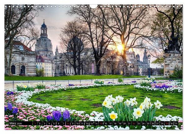 Produktbild: WUNDERVOLLES DRESDEN (Wandkalender 2026 DIN A3 quer), CALVENDO Monatskalender