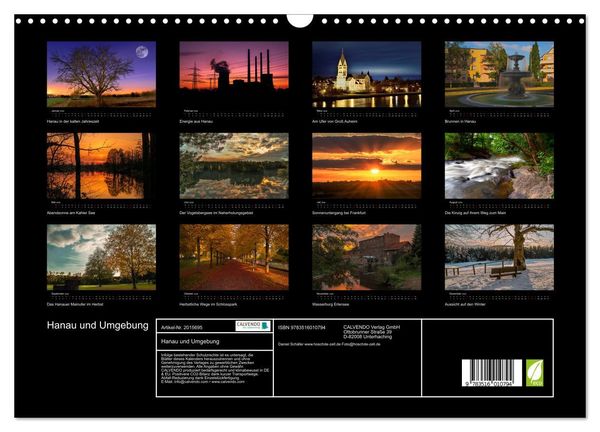 Produktbild: Hanau und Umgebung (Wandkalender 2026 DIN A3 quer), CALVENDO Monatskalender