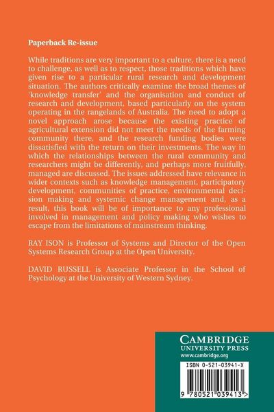Produktbild: Agricultural Extension and Rural Development