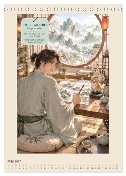 Produktbild: Beliebte Hobbys in China (Tischkalender 2027 DIN A5 hoch), CALVENDO Monatskalender